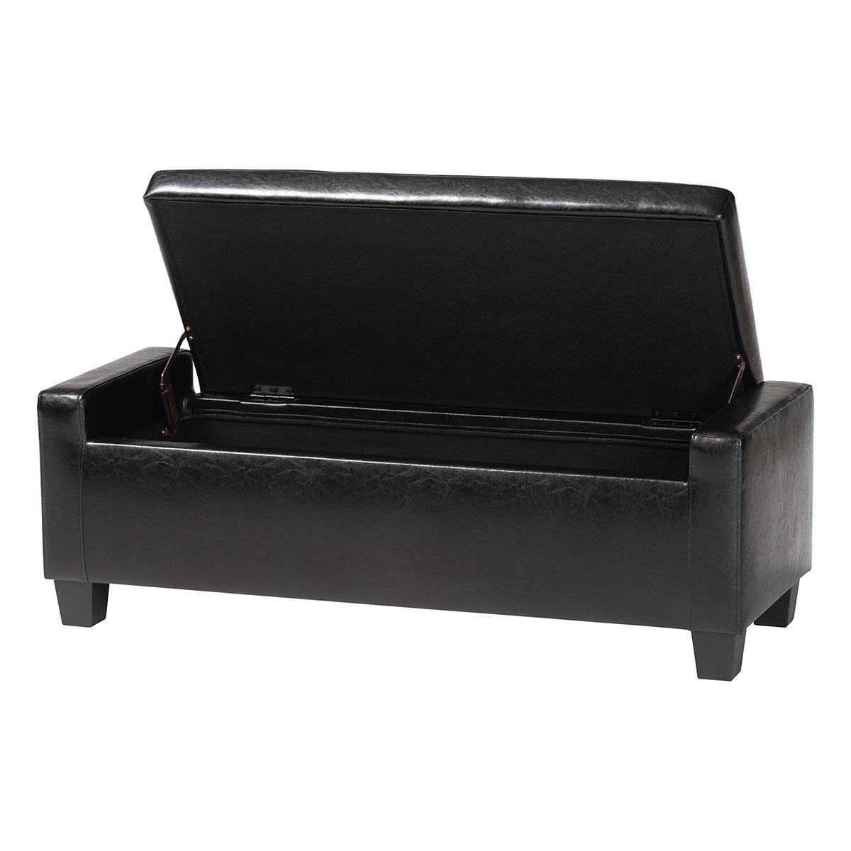 Baxton Studio Manchester Ottoman