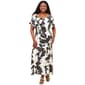 Petite Ellen Weaver Off-The-Shoulder Floral Texture Maxi Dress - image 1