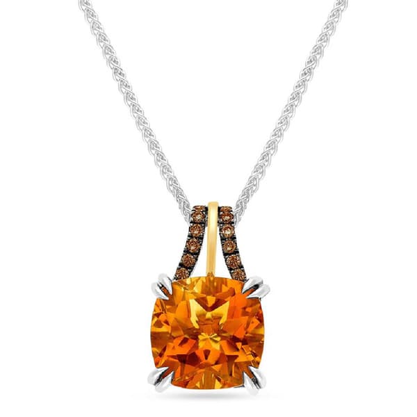 Le Vian(R) Chocolatier(R) 3 7/8ctw. Cinnamon Citrine(R) Pendant - image 