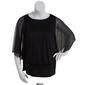 Plus Size  MSK Sparkle Dolman Sleeve Banded Bottom Blouse - image 2