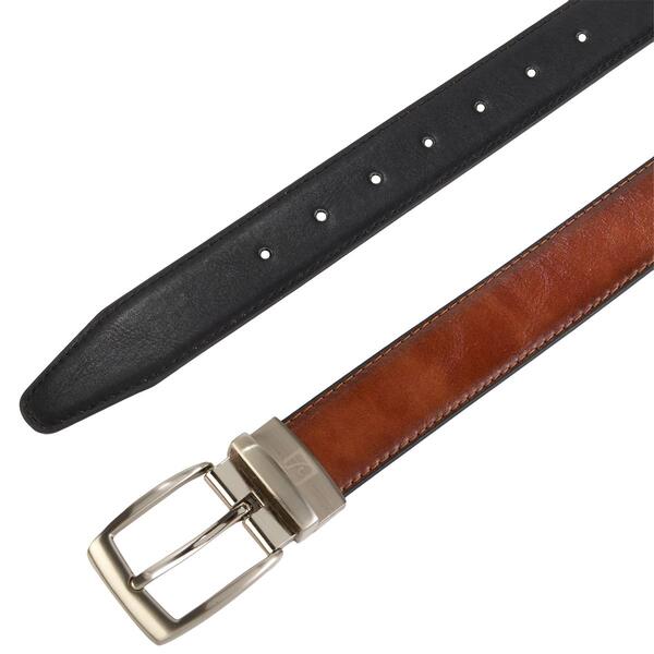 Mens Stone Mountain Reversible Bonded Belt - Tan/Black - image 