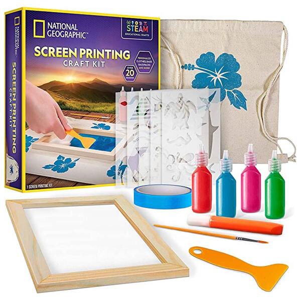 National Geographic Screen Printing Craft Kit - image 