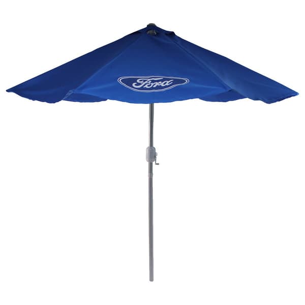 Northlight 9ft. Blue Ford Patio Umbrella w/ Hand Crank