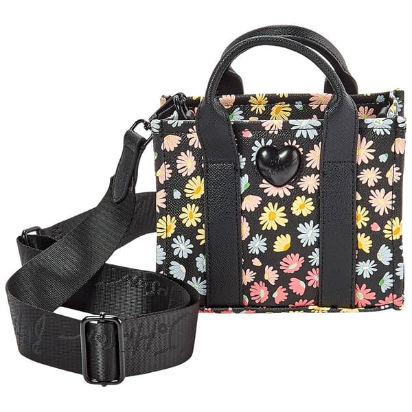Betsey Johnson Disty Floral Rain Mini Tote