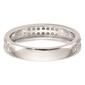 Mens Pure Fire 14kt. White Gold Lab Grown Diamond Wedding Band - image 3
