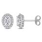 Gemstone Classics&#40;tm&#41; 2 1/3ctw. Dew Moissanite Halo Earrings - image 1