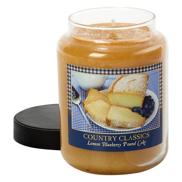 Country Classics Lemon Blueberry Cake 26oz. Jar Candle - image 