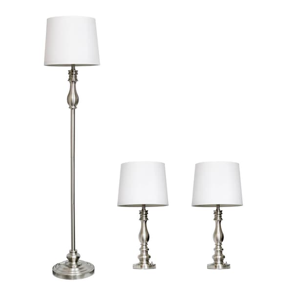 Lalia Home Perennial Morocco Classic 3pc. Metal Lamp Set