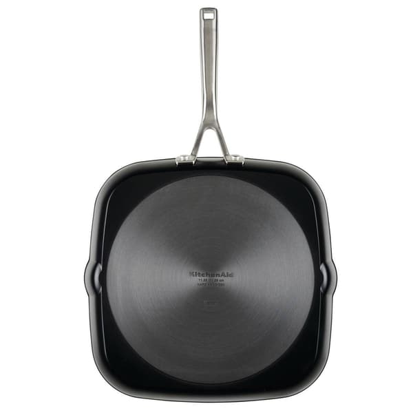 KitchenAid&#174; 11.25in. Hard Anodized Ceramic Nonstick Grill Pan