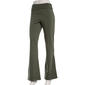 Juniors Pink Rose Fleece Enzyme Wash Fold Over Ribbed Pants - image 1