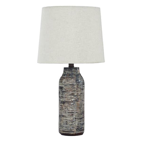 Signature Design by Ashley Black And White Table Lamp