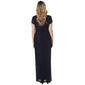 Womens Connected Apparel Sweetheart Neck Sequin Lace Gown - image 2