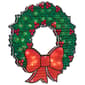 Northlight 15in. Holographic Christmas Wreath Window Silhouette - image 3