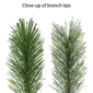 Puleo International 4.5ft. Pre-Lit Oklahoma Pine Christmas Tree - image 6