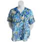 Plus Size Preswick & Moore&#40;R&#41; Floral Casual Button Down Blouse - image 1