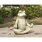 Hi-Line Gift Frog Sitting in Lotus Position Garden Statue - image 9
