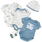 Baby Boy (NB-9M) Baby Essentials Handsome 5pc. Bodysuit Set - image 1