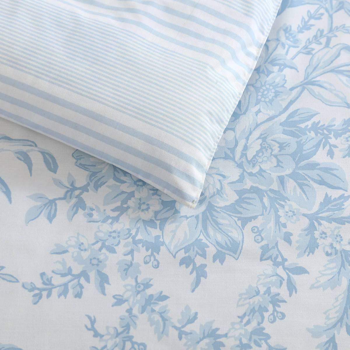 Laura Ashley Bedford Cotton Reversible Comforter Set
