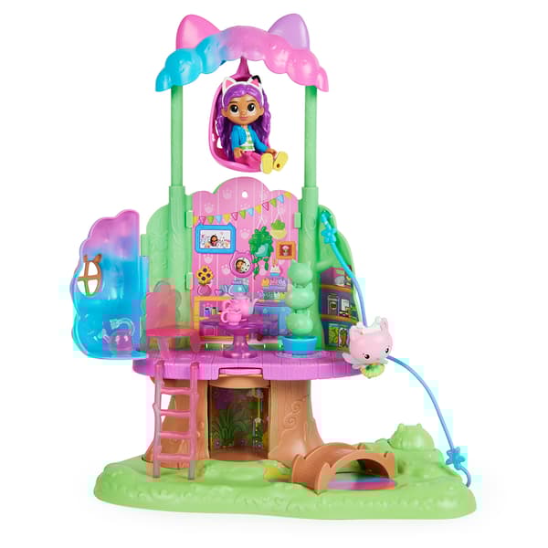 Spin Master Gabby&#39;s Dollhouse Garden Treehouse Playset