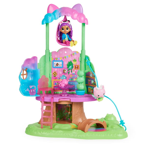 Spin Master Gabby's Dollhouse Garden Treehouse Playset