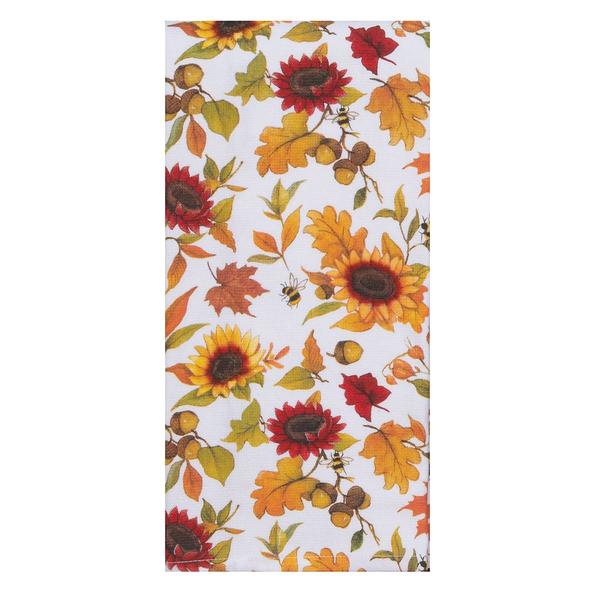 Kay Dee Harvest Sunflower Toss Dual Purpose Terry Kitchen Towel - image 