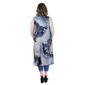 Plus Size 24/7 Comfort Apparel Tie Dye Sleeveless Cardigan Vest - image 3