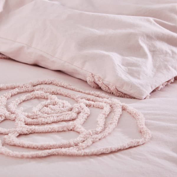 Betsey Johnson Rambling Rose Cotton Pink Duvet Set