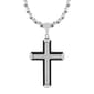 Mens Gentlemen''s Classics&#40;tm&#41; Two-Tone Cross Pendant Necklace - image 1