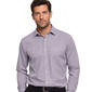 Mens Christian Aujard Slim Fit Plaid Dress Shirt - Brown/Grey - image 1
