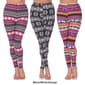 Womens White Mark 3pk. Leggings - image 9