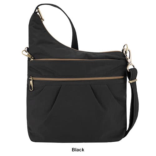 Travelon Anti-Theft Signature 3 Compartment Crossbody Tote