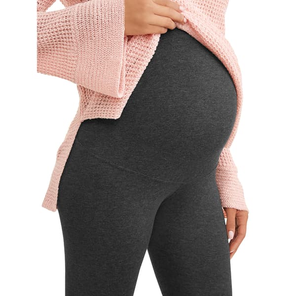 Womens Times Two Over Belly Capri Maternity Leggings