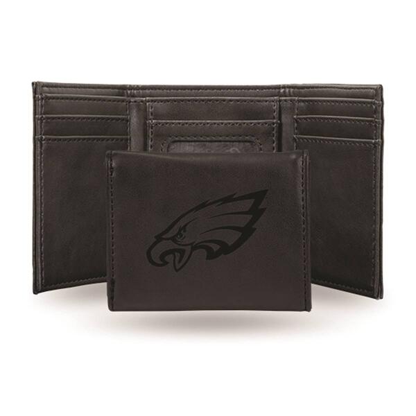 Mens NFL Philadelphia Eagles Faux Leather Trifold Wallet - image 