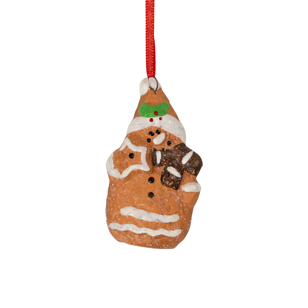Northlight Gingerbread Snowman with Star Christmas Ornament