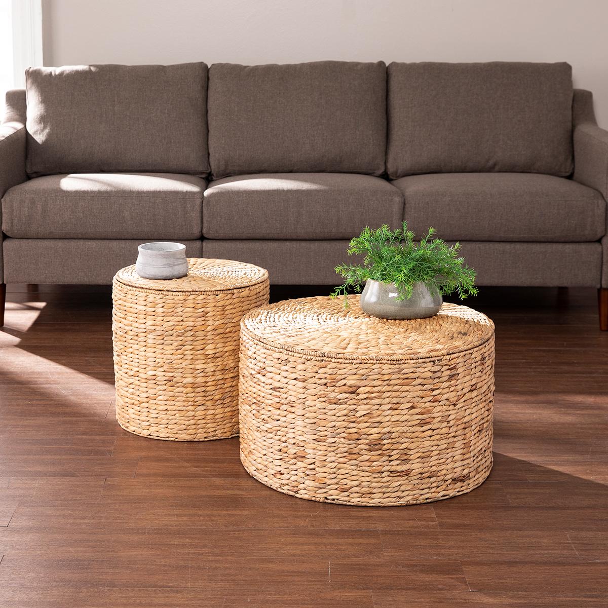 Southern Enterprises Satalia 2pc. Storable Tables Set