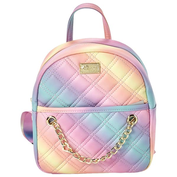 Luv Betsey by Betsey Johnson Quilted Backpack w/Chain