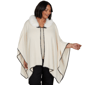 Plus Size Emaline Country Code Faux Fur Collar Knit Cape - image 1