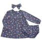 Baby Girl (12-24M) Rene Rofe(R) Floral 3pc. Long Sleeve Dress Set - image 1