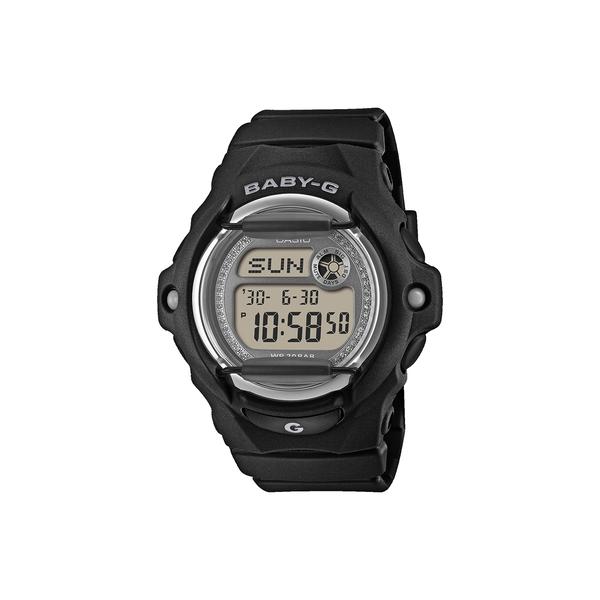 Womens Baby-G Glitter Black Resin Band Digital Watch - BG169KB-1 - image 