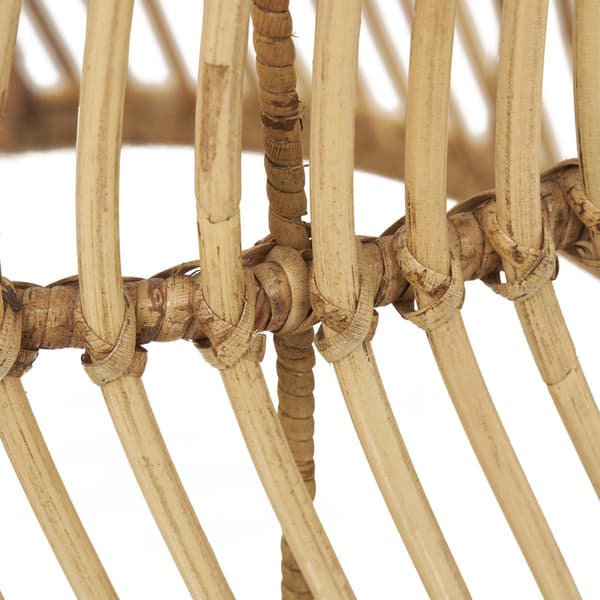 9th & Pike® Natural Brown Rattan Accent Table