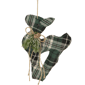 Northlight 7.75in. Plaid Deer with Pine Christmas Ornament - image 1