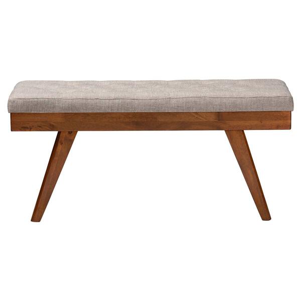 Baxton Studio Alona Upholstered Wooden Dining Bench