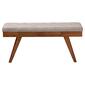 Baxton Studio Alona Upholstered Wooden Dining Bench - image 3