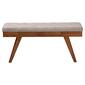 Baxton Studio Alona Upholstered Wooden Dining Bench - image 3