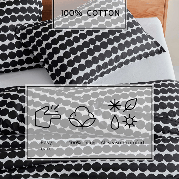 Marimekko Rasymatto Cotton Duvet Cover Set
