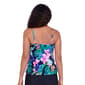 Womens American Beach Bahama Mama Triple Tier Tankini Swim Top - image 2