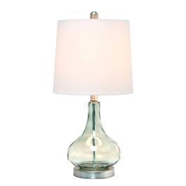 Lalia Home Classix 23.25in. Ripple Curvy Colored Glass Table Lamp