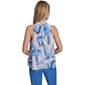 Womens Calvin Klein Sleeveless Halter Tie Neck Abstract Blouse - image 2