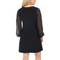 Petite MSK Long Sleeve Nailhead Sleeve Shift Dress - image 2