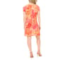 Petite MSK Short Sleeve Floral Grommet Trim A-Line Dress - image 4